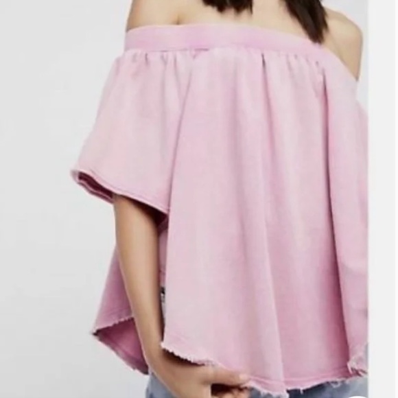 Free People Kiss Me Off Shoulder Top - Picture 3 of 7